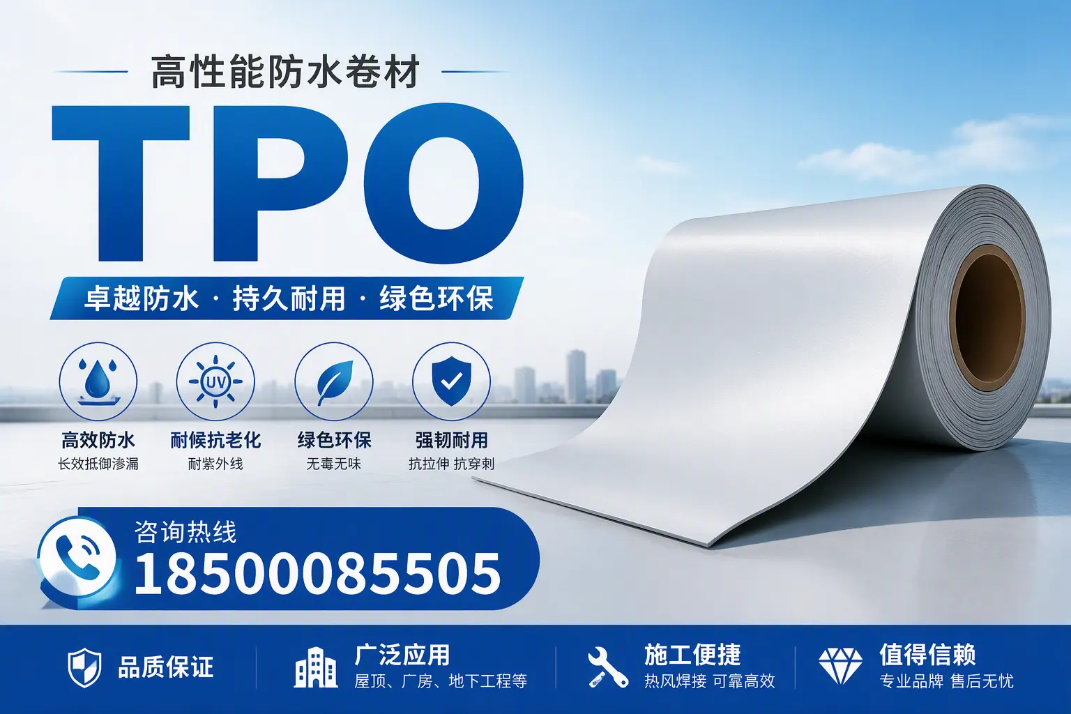 TPO材料的环保特性及其在白银的应用